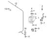Diagram for Mercedes-Benz S350 Windshield Washer Fluid Reservoir - 221-869-09-20