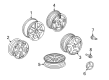 Diagram for Mercedes-Benz C320 Alloy Wheels - 6-6-47-1515
