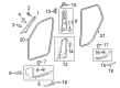 Diagram for Mercedes-Benz GLE450 AMG Air Duct - 166-830-09-54-7H52
