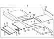 Diagram for Mercedes-Benz CLE450 Sunroof Motor - 236-906-52-00
