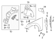 Diagram for Mercedes-Benz E350 Fender - 207-880-02-18