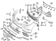 Diagram for Mercedes-Benz ML400 Bumper Cover - 166-885-00-25-9999