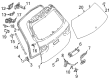 Diagram for Mercedes-Benz E63 AMG S Liftgate Lock Actuator - 213-740-00-35-64