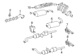 Diagram for Mercedes-Benz G55 AMG Exhaust Pipe - 463-490-44-21