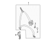 Diagram for Mercedes-Benz E350 Seat Belt - 211-860-26-85-9C94