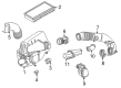 Diagram for Mercedes-Benz E420 Air Duct - 210-528-07-04