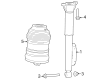 Diagram for Mercedes-Benz EQS 450+ SUV Air Suspension - 296-320-45-00