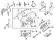 Diagram for Mercedes-Benz C250 Emblem - 166-680-00-74
