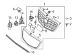 Diagram for Mercedes-Benz S560e Grille - 222-880-22-00-9040