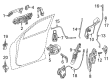 Diagram for Mercedes-Benz GLE450 AMG Door Lock Actuator - 099-720-75-01