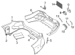 Diagram for Mercedes-Benz EQS 450+ Bumper - 297-885-68-02