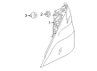 Diagram for Mercedes-Benz GLE400 Tail Light - 166-906-58-01