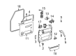 Diagram for Mercedes-Benz CLK430 Seat Switch - 210-820-90-10-64