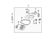 Diagram for Mercedes-Benz S350 Daytime Running Lights - 220-820-41-61