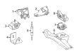 Diagram for Mercedes-Benz G65 AMG Engine Mount - 279-223-09-04