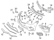 Diagram for Mercedes-Benz E550 Bumper Cover - 207-885-78-25-9999