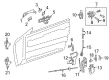 Diagram for Mercedes-Benz E400 Door Lock Cylinder - 172-890-15-67