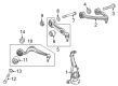 Diagram for Mercedes-Benz GLC63 AMG S E Performance Steering Knuckle - 254-330-65-01