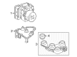 Diagram for Mercedes-Benz C350e ABS Pump And Motor Assembly - 205-900-68-44
