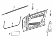 Diagram for Mercedes-Benz CLA250 Door Moldings - 118-720-04-02