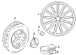 Diagram for Mercedes-Benz GLS450 Alloy Wheels - 167-401-75-00-7X21