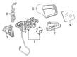 Diagram for Mercedes-Benz Car Mirror - 166-810-00-01