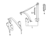 Diagram for Mercedes-Benz C280 Seat Belt - 202-860-05-86