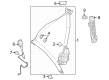 Diagram for Mercedes-Benz EQB 300 Seat Belt - 243-860-65-00-9C94
