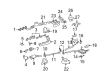 Diagram for Mercedes-Benz R63 AMG Muffler Strap - 251-490-01-40