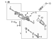Diagram for Mercedes-Benz S63 AMG E Performance Rack And Pinion - 223-460-13-04-80