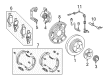 Diagram for Mercedes-Benz E550 ABS Sensor - 207-905-96-02