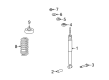 Diagram for Mercedes-Benz CLK500 Strut Housing - 209-326-13-00