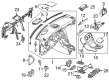 Diagram for Mercedes-Benz C450 AMG Instrument Cluster - 205-680-41-05-9H15