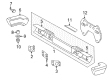 Diagram for Mercedes-Benz G500 Bumper - 463-880-04-71