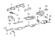 Diagram for Mercedes-Benz E320 Exhaust Pipe - 104-142-66-01