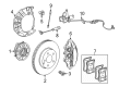 Diagram for Mercedes-Benz SL43 AMG Brake Caliper - 232-421-96-01-64