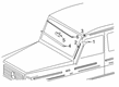 Diagram for Mercedes-Benz G63 AMG Pillar Panels - 463-698-27-00-7C45