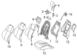Diagram for Mercedes-Benz C300 Seat Cushion - 205-910-88-46-8U78