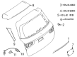 Diagram for Mercedes-Benz GLS63 AMG Emblem - 167-817-13-00