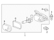 Diagram for Mercedes-Benz R350 Daytime Running Lights - 204-820-21-56