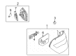 Diagram for Mercedes-Benz E350 Tail Light - 212-906-07-58-64