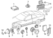 Diagram for Mercedes-Benz CLK430 Grille - 208-823-01-30-1421