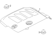 Diagram for Mercedes-Benz GLC300 Engine Cover - 264-010-20-03
