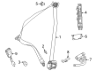 Diagram for Mercedes-Benz GLC63 AMG S E Performance Seat Belt - 206-860-80-02-3D53