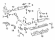 Diagram for Mercedes-Benz G550 Exhaust Pipe - 463-490-87-00