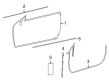 Diagram for Mercedes-Benz CL550 Door Seal - 216-727-03-30
