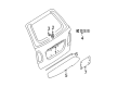 Diagram for Mercedes-Benz E320 Emblem - 211-758-01-58