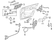 Diagram for Mercedes-Benz EQS 450+ Door Latch Assembly - 099-730-68-01