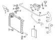 Diagram for Mercedes-Benz CLK430 Coolant Reservoir Hose - 202-501-60-82