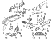 Diagram for Mercedes-Benz Brake Light Switch - 001-545-64-09